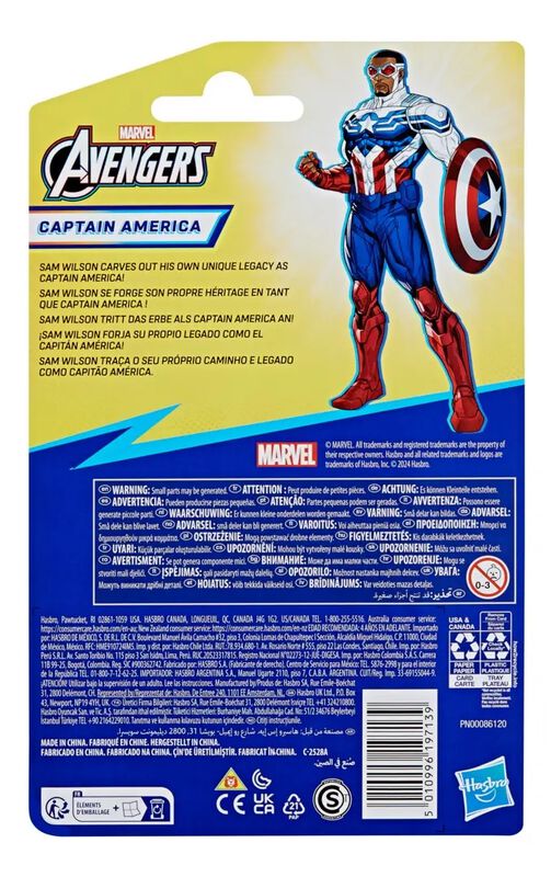 Figura De Accion Hasbro Avengers Capitan Americ... image number null