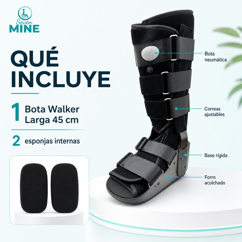 Bota Walker Larga 45cm | Neum&aacute;tica Con Aire Bw-... image number null