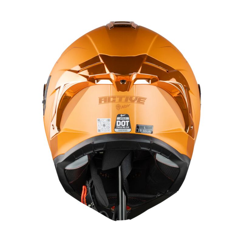 Casco Kov Apolo Active Naranja M image number null