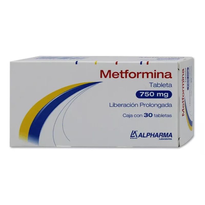 Metformina 30 Tabletas 750mg image number null