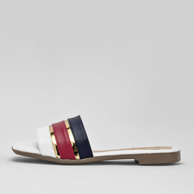 Sexy Girl Sandalia para mujer blanco multicolor image number null