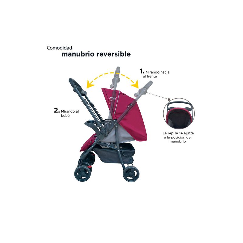 Carriola Travel System D'beb&eacute; Star Reversible C... image number null