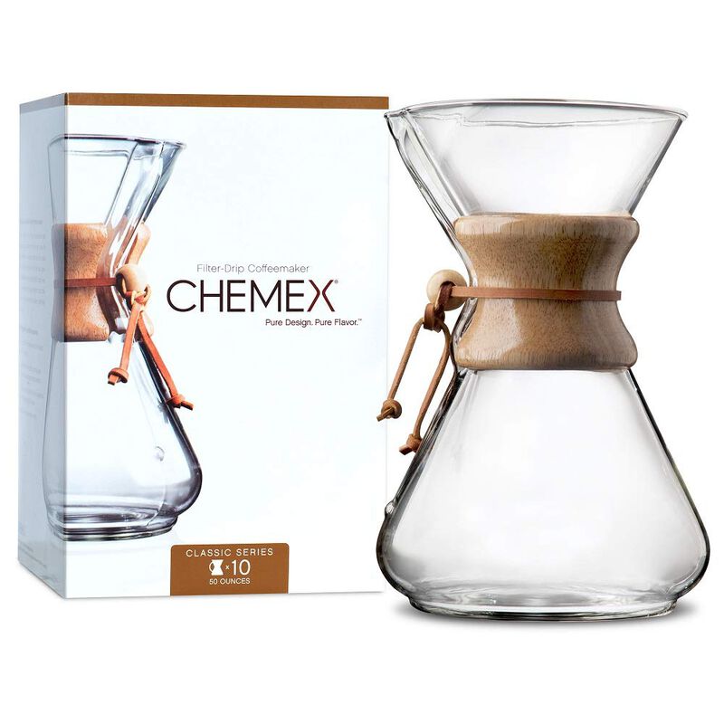 Cafetera Chemex Pour-over Glass Classic, 10 Taz... image number null
