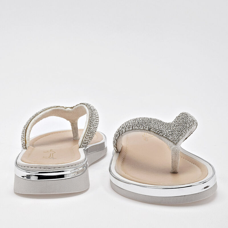 Been Class Sandalia para mujer plata image number null