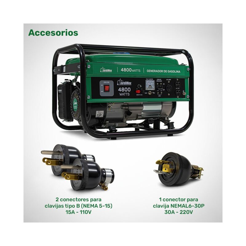 Generador Portatil Gasolina Motor 4 Tiempos 480... image number null