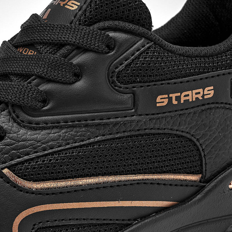 Stars Of The World tenis chunky para mujer negr... image number null