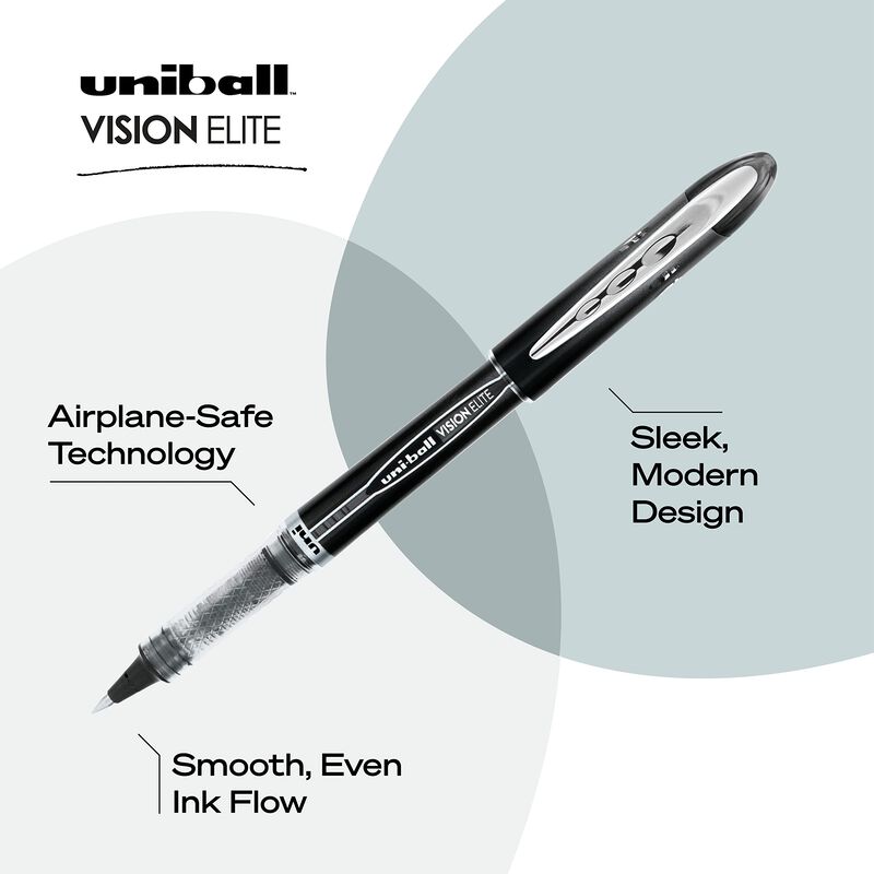 Bol&iacute;grafos Uni-ball Vision Elite, Color Negro, ... image number null