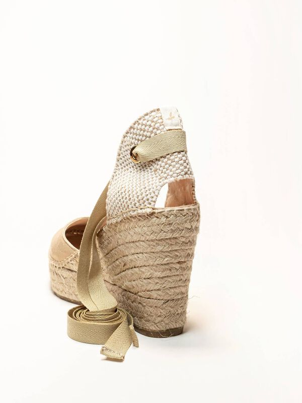 Alpargata de Cu&ntilde;a Alta Romero Arena image number null