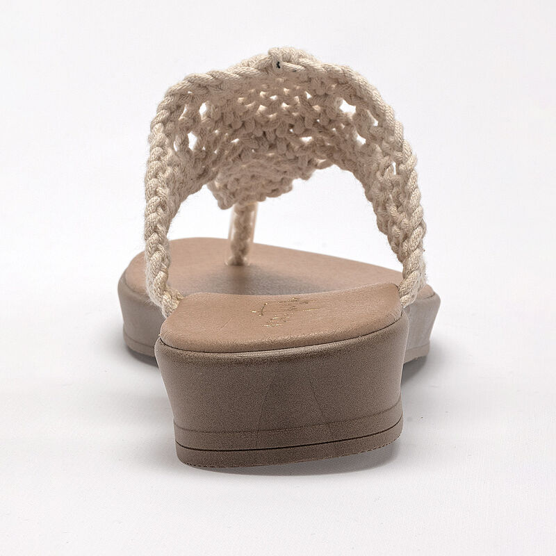 Mora Tierra sandalia piso para mujer latte cod ... image number null