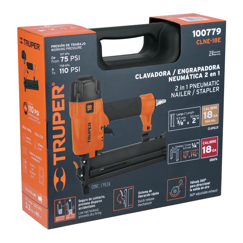 Clavadora y Engrapadora Neumática Profesional C... image number null