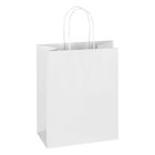 Bolsas De Regalo Mlyta 20x12x25 cm Blancas, Paquete De 200 Con Asas