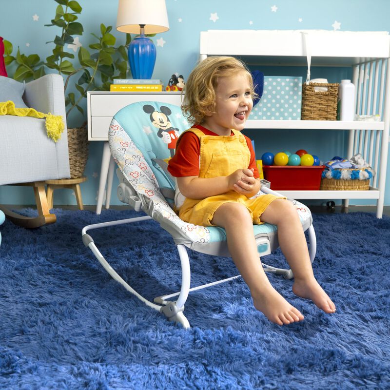 Rocker & Seat Bright Starts Disney Baby Mickey ... image number null