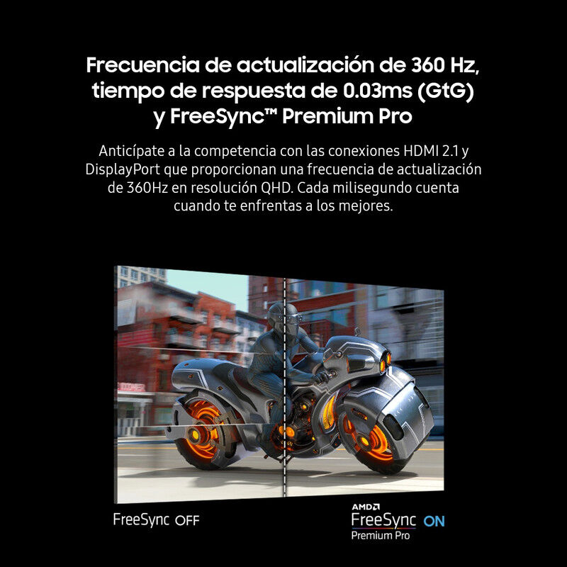 Monitor Gamer 27 Samsung Odyssey OLED G6 360 Hz... image number null