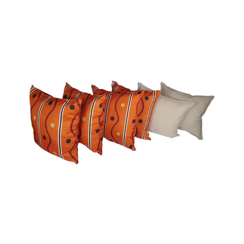 Set 6 Cojines Decorativos Premium Almoda Combin... image number null