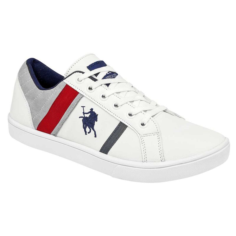 American Polo Tenis urbano para hombre blanco g... image number null