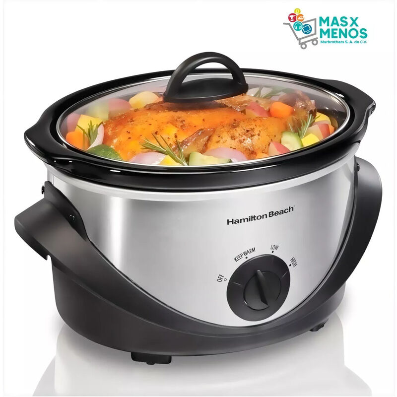 Olla de Cocci&oacute;n Lenta 3.8 L Ovalada 216 W Hamil... image number null
