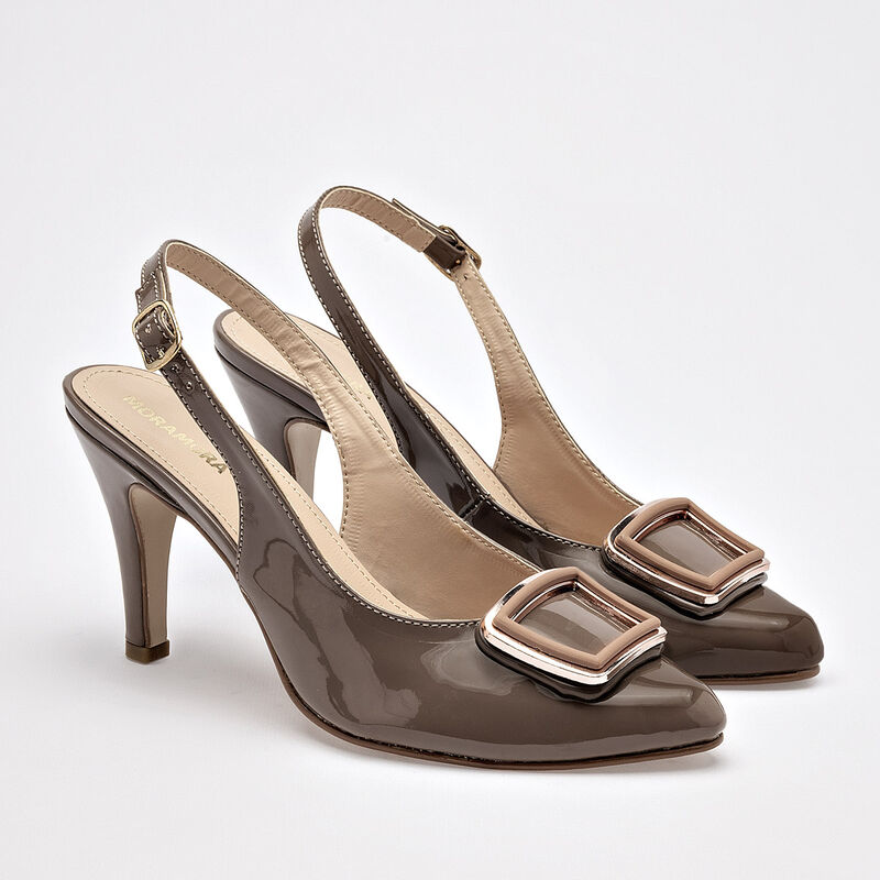 Moramora zapatilla para mujer  caf&eacute; cod 141432-... image number null