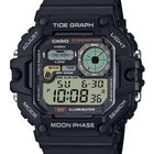 Reloj Casio, Iluminador, Serie Ws-1700h, Gr&aacute;fico De Mareas Y Fase Lunar
