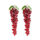 Planta Artificial Caiyjhao 2 Uds Racimo De Uva Roja 30 cm