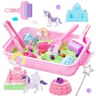 Juguete Sensory Bin Carolart Con Forma De Unicornio Con Forma De Castillo Para Ni&ntilde;os Mayores De 3 A&ntilde;os