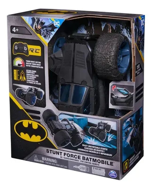 Dc Comics Batman Stunt Force Batim&oacute;vil De Contr... image number null