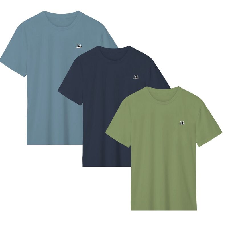 Set de 3 playeras Bark and Hide Playera Para Ho... image number null