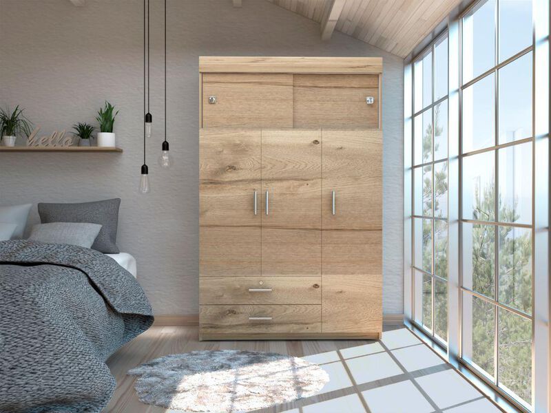 Closet Alma Caf&eacute; Claro Virtual Muebles image number null