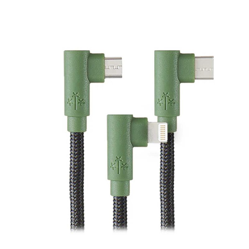 Cable Datos Hune Usb-a A 3en1 Verde Usb-c Micro... image number null