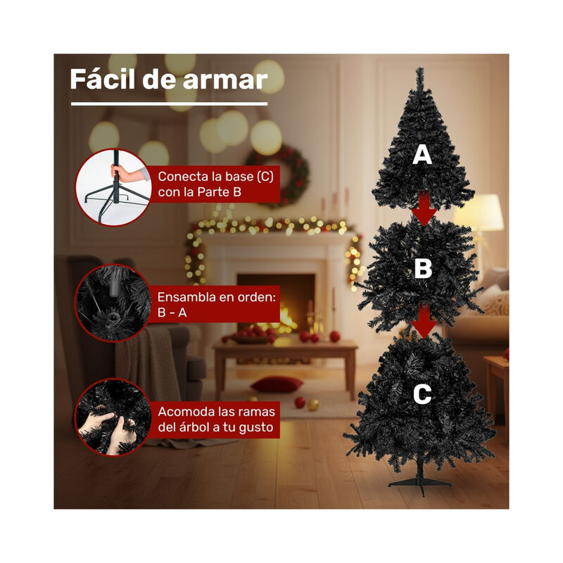 Arbol Navidad Artificial Pachon Frondoso 190 Cm... image number null