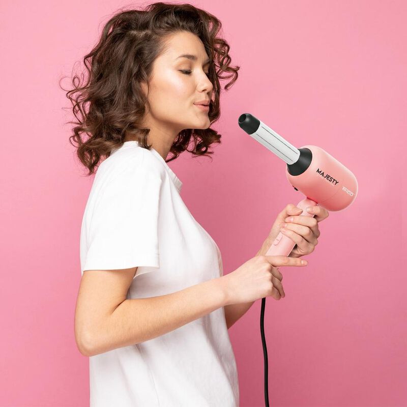 Secadora Rizador Cabello Majesty Dos Barriles 2... image number null