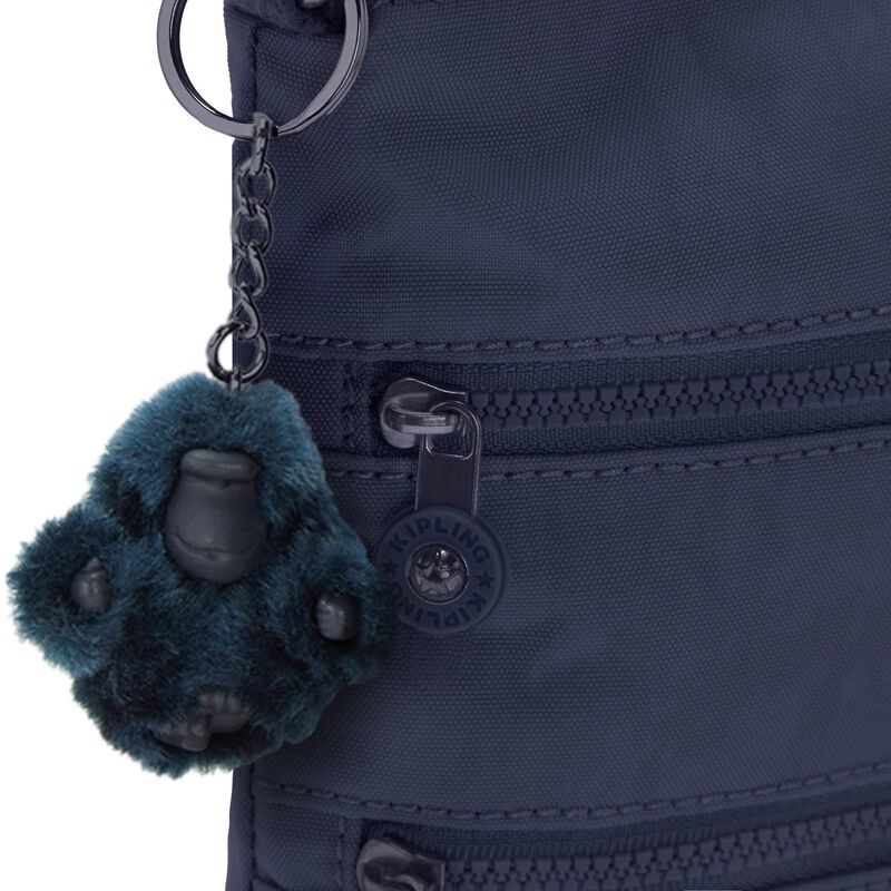 Bolsa Kipling Keiko Mini De Nailon Azul Resiste... image number null