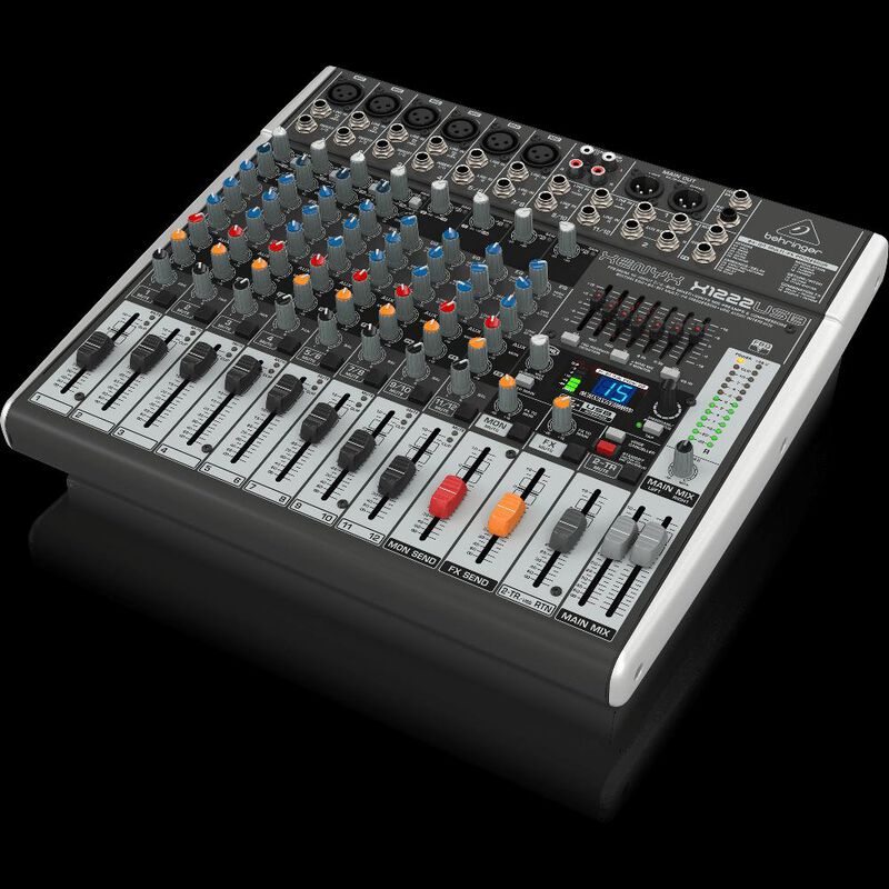 Behringer x1222USB Mezcladora 12 Canales Interf... image number null