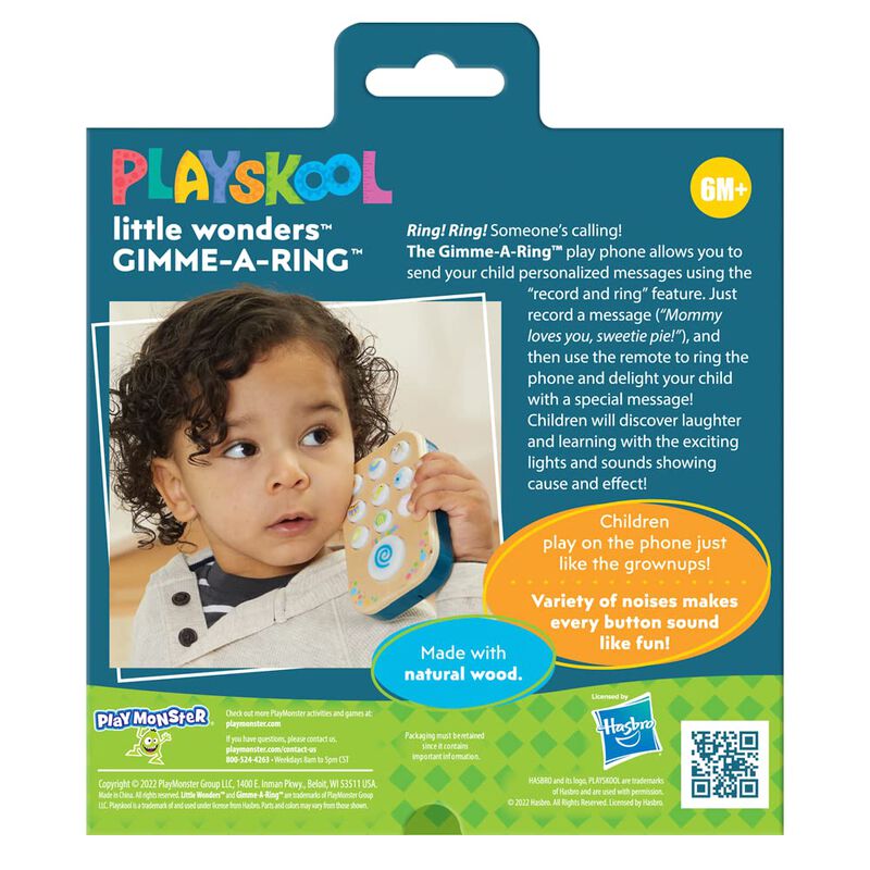 Toy Phone Playskool Gimme-a-ring Con Bot&oacute;n De G... image number null