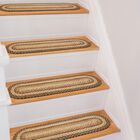 Tapetes Para Escalera Homespice 20x71 Cm Juego De 13 Ovalados