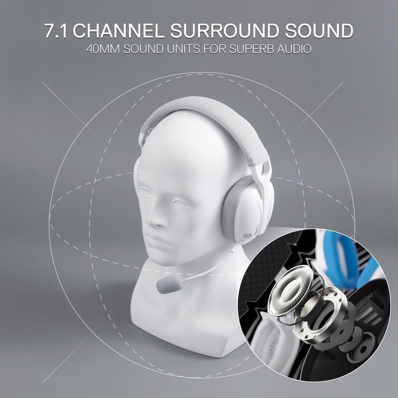 Auriculares Para Juegos Redragon H878 Wireless ... image number null