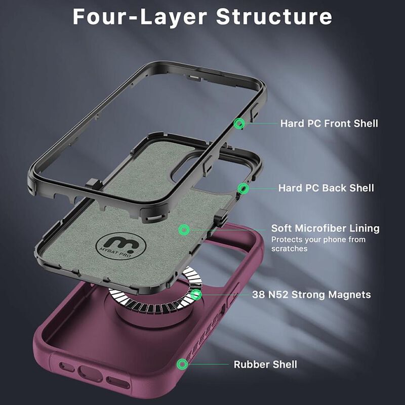 Funda MYBAT Maverick MagSafe clip para iPhone 1... image number null