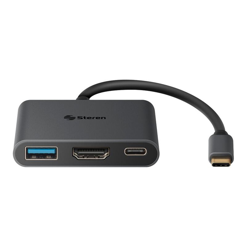 Adaptador USB C a HDMI / USB 3.0 / USB C image number null