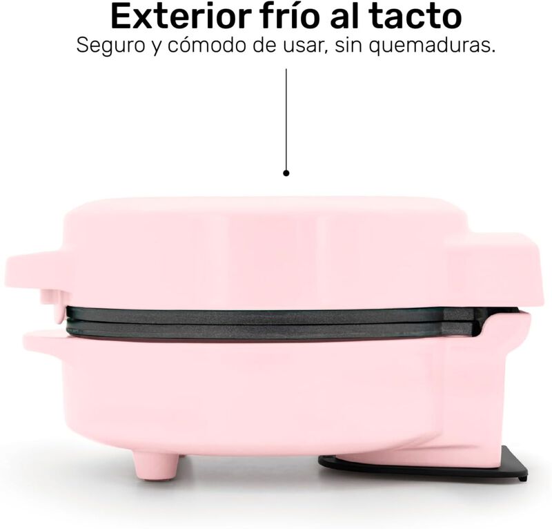 Mini Wafflera Taurus Lucky Wafflette Rosa Ort image number null