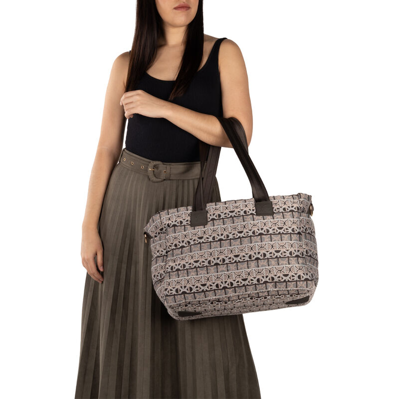 Pa&ntilde;alera Duffle Bag Mediana Con Rubber Color Mu... image number null