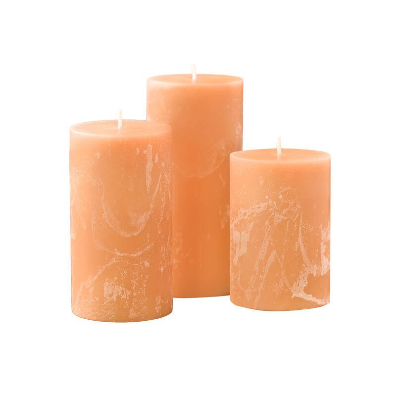 Set De 3 Velas Arom&aacute;ticas Becky Home Durazno, C... image number null
