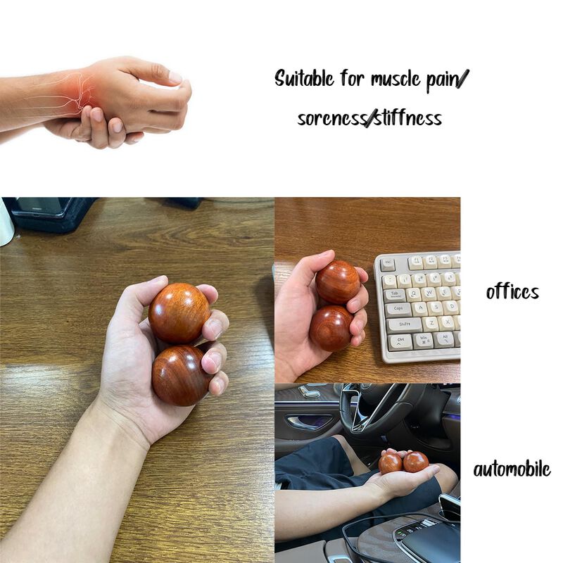 Baoding Balls Bcqli Rosewood, 5 Cm, Ejercicio D... image number null