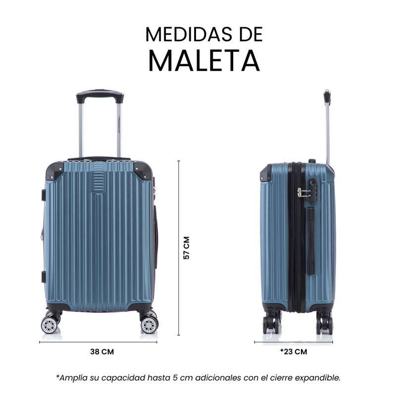 Maleta Expandible de Mano R&iacute;gida con Ruedas 10 ... image number null
