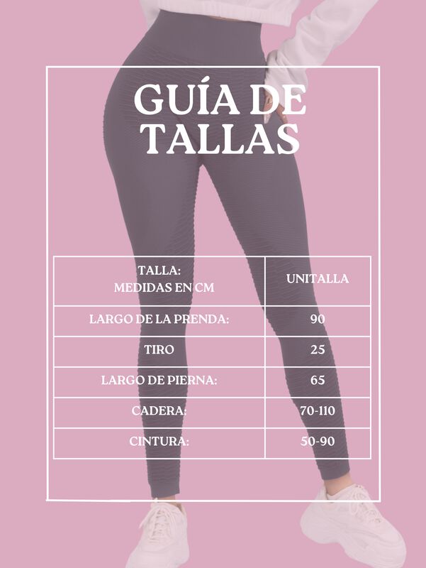 LEGGINGS MUJER PUSH UP LIC-0176 CAFE MALLAS DEP... image number null