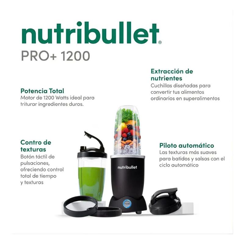 Licuadora Personal Nutribullet Pro Plus Potente... image number null