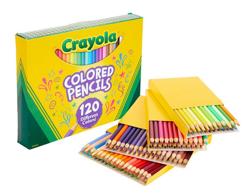 Juego De L&aacute;pices De Colores Crayola De 120 Unid... image number null