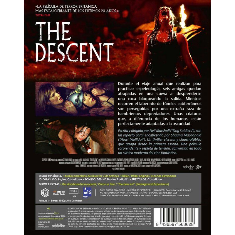 El descenso (Reedici&oacute;n, 2 discos) [Blu-ray] (20... image number null