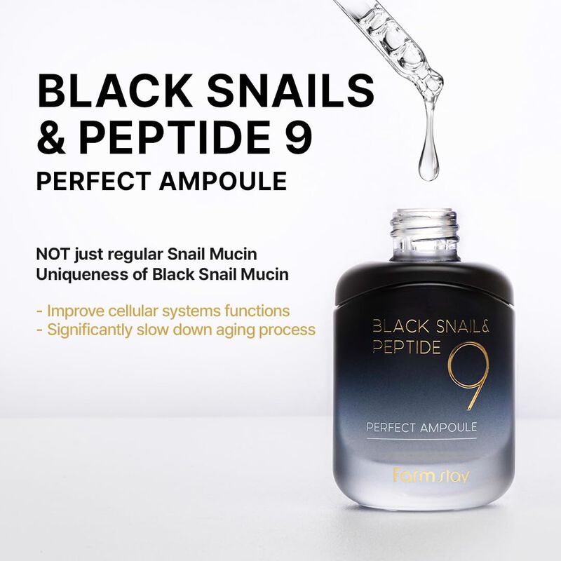 Serum Farmstay Black Snail & Peptide9 35ml image number null