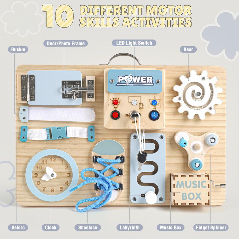 Tablero Ocupado Montessori Joyreal con Luces LE... image number null