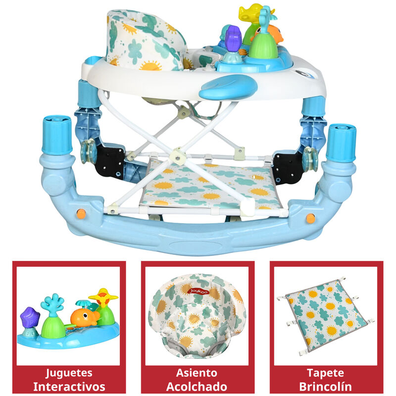 Andadera para Bebé Mecedora con Luces Bastón Di... image number null