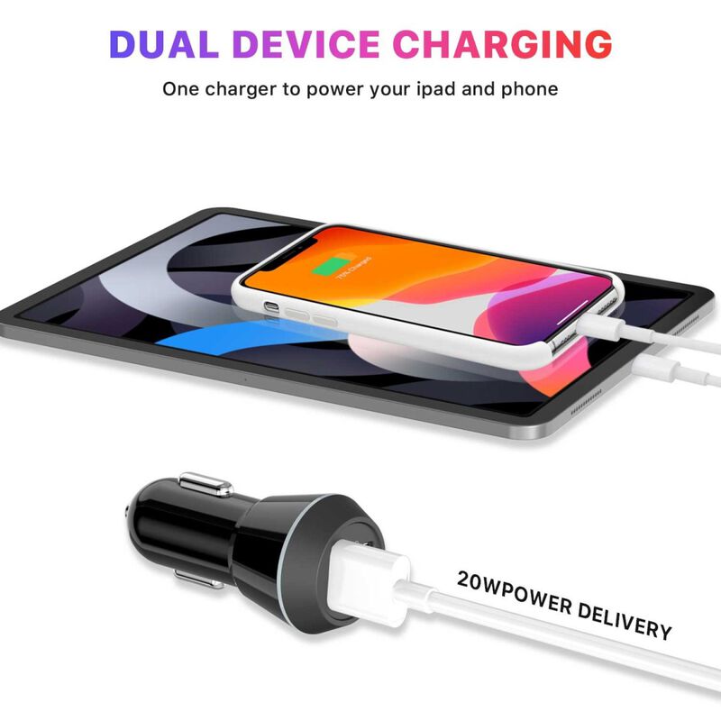 Cargador Auto Plug In Mybat Usb-c Pd 20w Negro ... image number null
